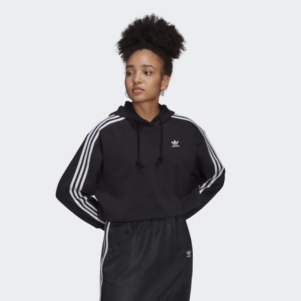 Adicolor Black Classics Crop Hoodie Adidas