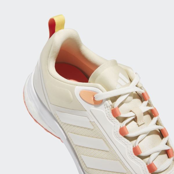 White Adidas Zoysia Golf Shoes