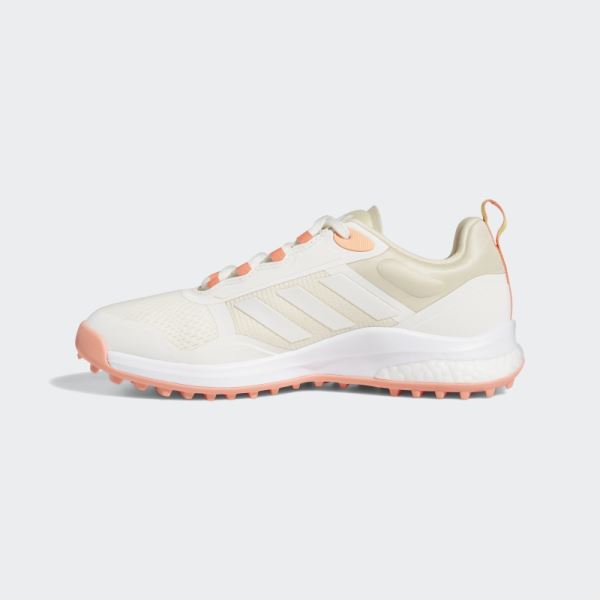 White Adidas Zoysia Golf Shoes