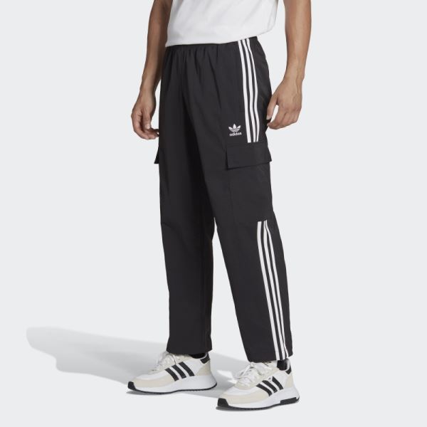 Black Adicolor Classics 3-Stripes Cargo Pants Adidas