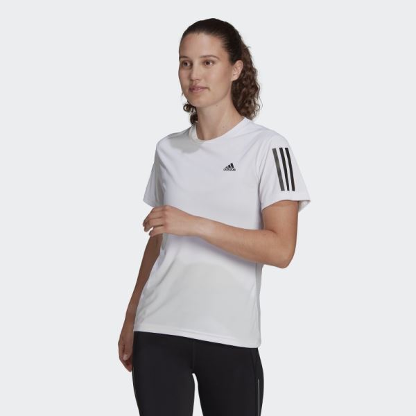 Own the Run Tee White Adidas