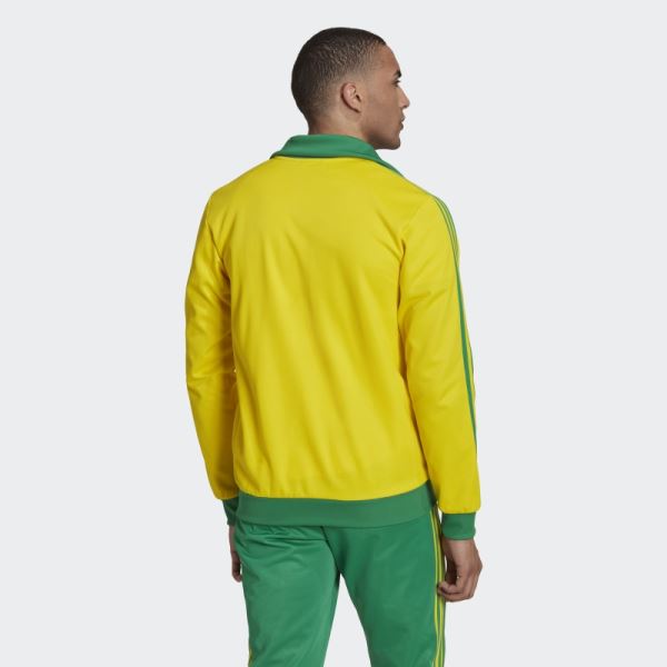 Adidas Yellow Beckenbauer Track Jacket