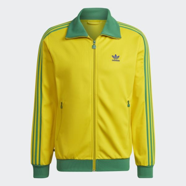 Adidas Yellow Beckenbauer Track Jacket