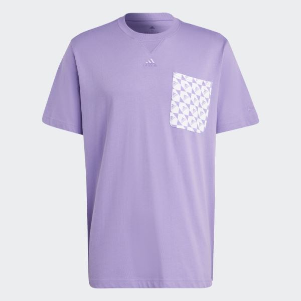 ALL SZN x Logomania T-Shirt Violet Adidas