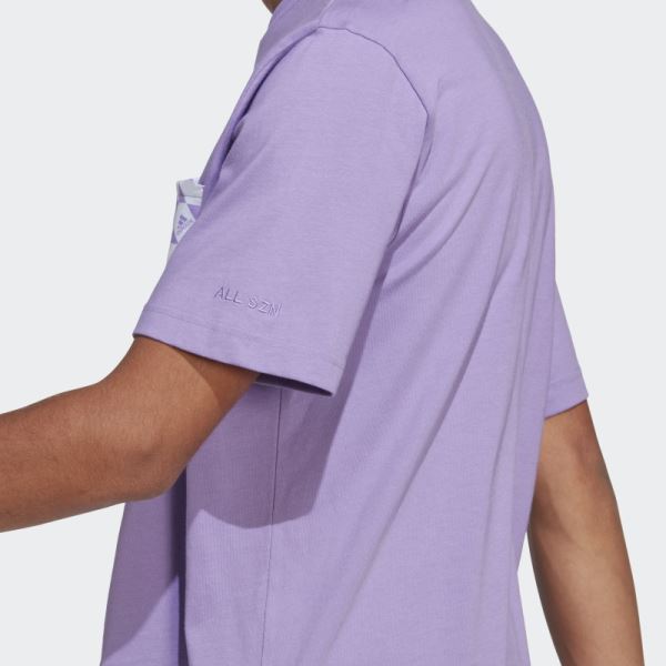 ALL SZN x Logomania T-Shirt Violet Adidas