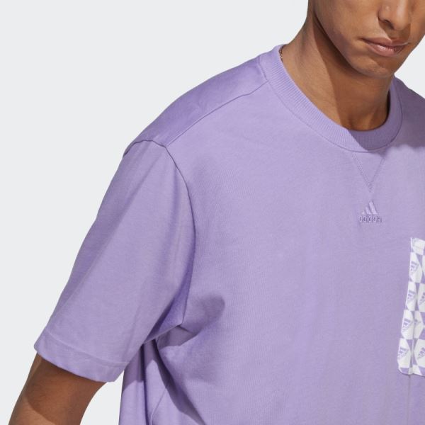 ALL SZN x Logomania T-Shirt Violet Adidas