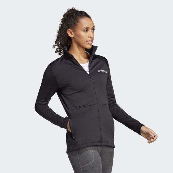 Terrex Multi Full-Zip Fleece Jacket Adidas Black