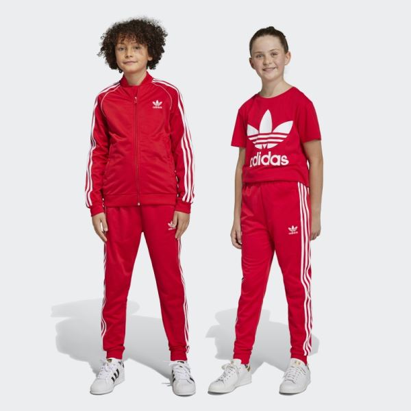 Adicolor SST Tracksuit Bottoms Scarlet Adidas