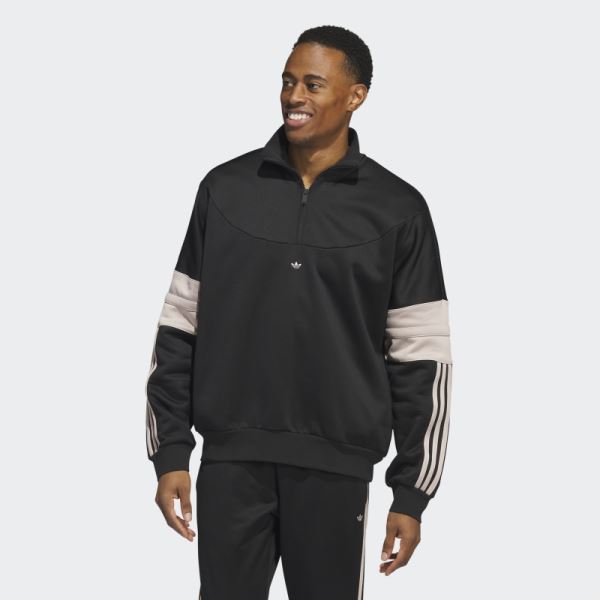 Basketball Warm-Up Jacket Adidas Black