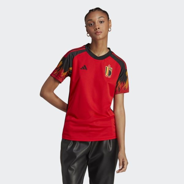 Hot Adidas Belgium 22 Home Jersey Black