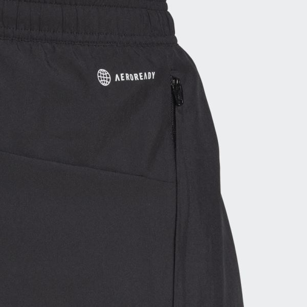 Adidas Black Designed to Move Logo Shorts