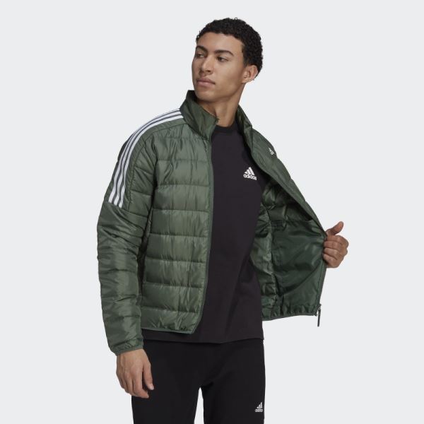 Essentials Down Jacket Adidas Green Oxide