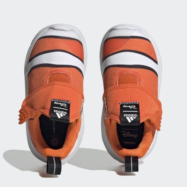 Orange Adidas x Disney Suru365 Finding Nemo Slip-On Shoes Fashion