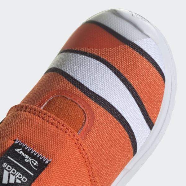 Orange Adidas x Disney Suru365 Finding Nemo Slip-On Shoes Fashion