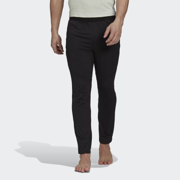 Black Adidas AEROREADY Yoga 7/8 Pants