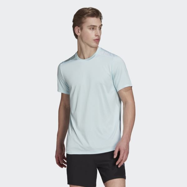 Blue Adidas Designed 4 Running T-Shirt