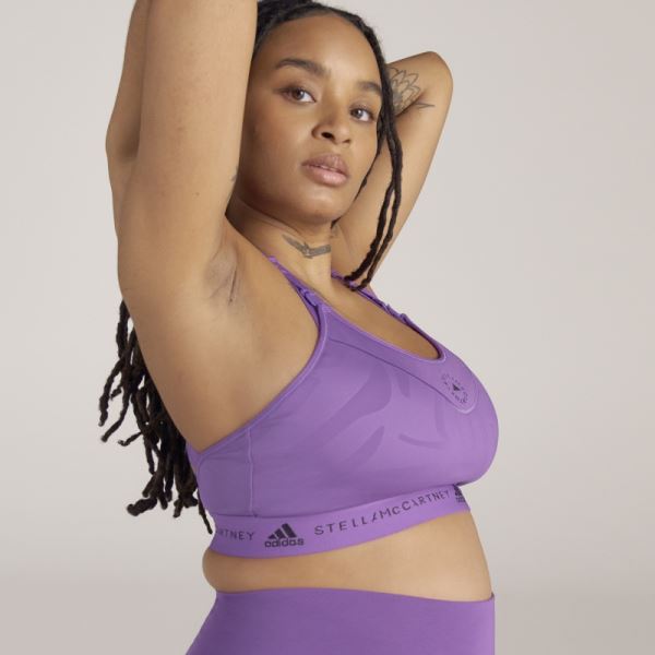 Purple Adidas by Stella McCartney High Support Maternity Nursing Bra Fashion