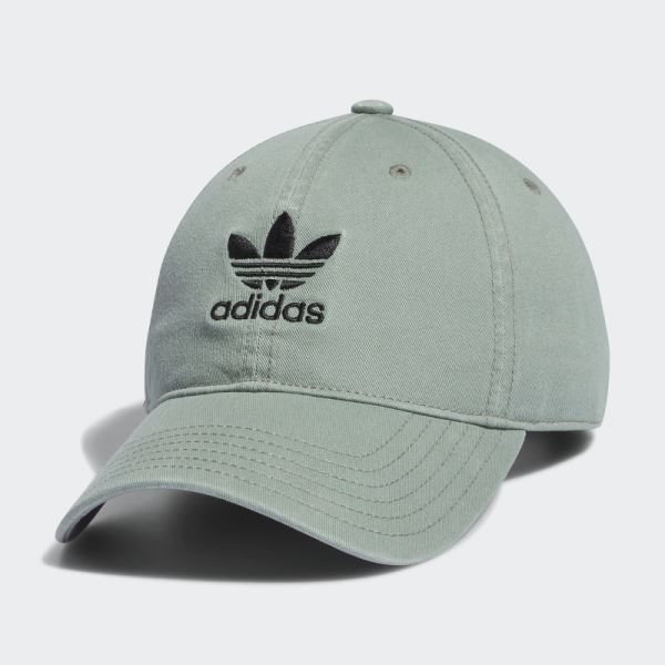 Relaxed Strap-Back Hat Silver Adidas