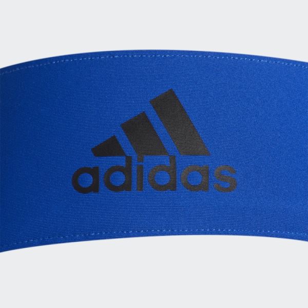 Adidas Alphaskin Tie Headband Medium Blue