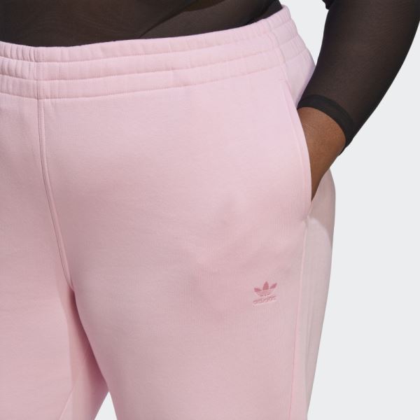 Essentials Fleece Joggers (Plus Size) True Pink Adidas