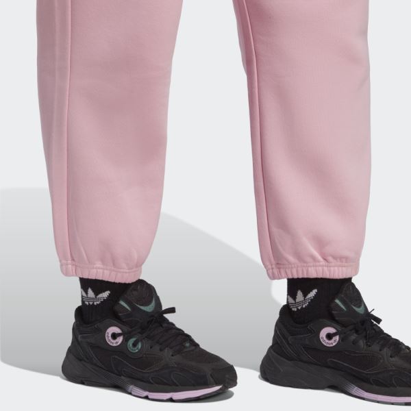 Essentials Fleece Joggers (Plus Size) True Pink Adidas