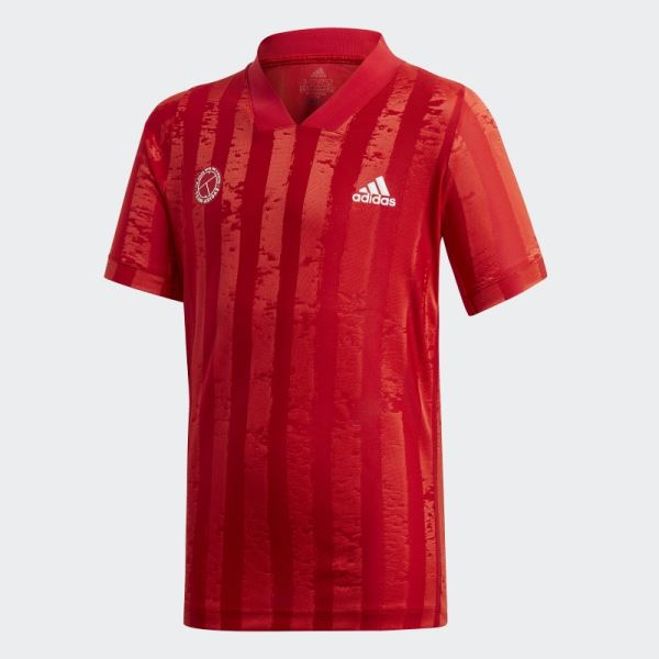 BOYS FREELIFT TENNIS T-SHIRT Adidas Scarlet