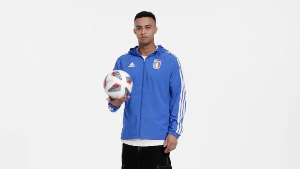 Adidas Blue Italy Windbreaker