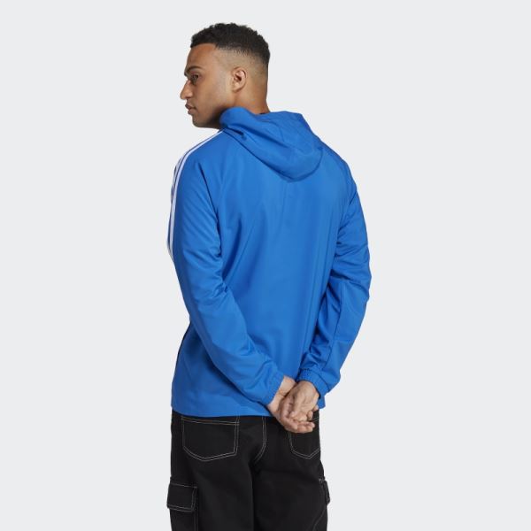 Adidas Blue Italy Windbreaker