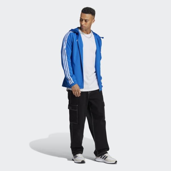 Adidas Blue Italy Windbreaker