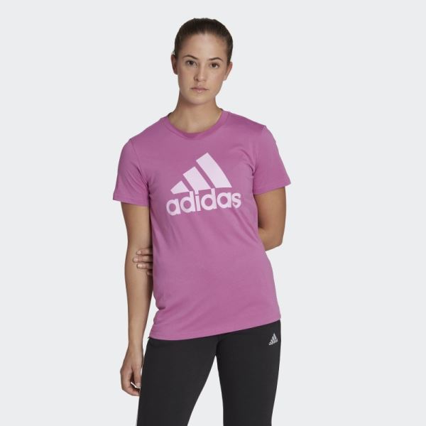 Essentials Logo Tee Adidas Lilac