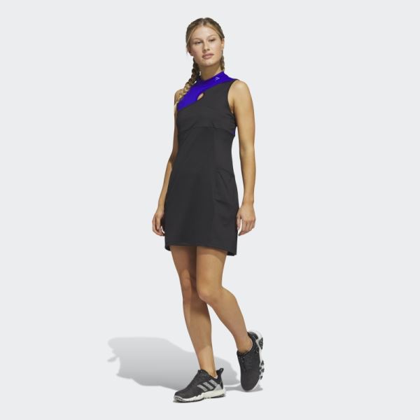 Adidas Black Ultimate365 Tour Colorblocked Golf Dress