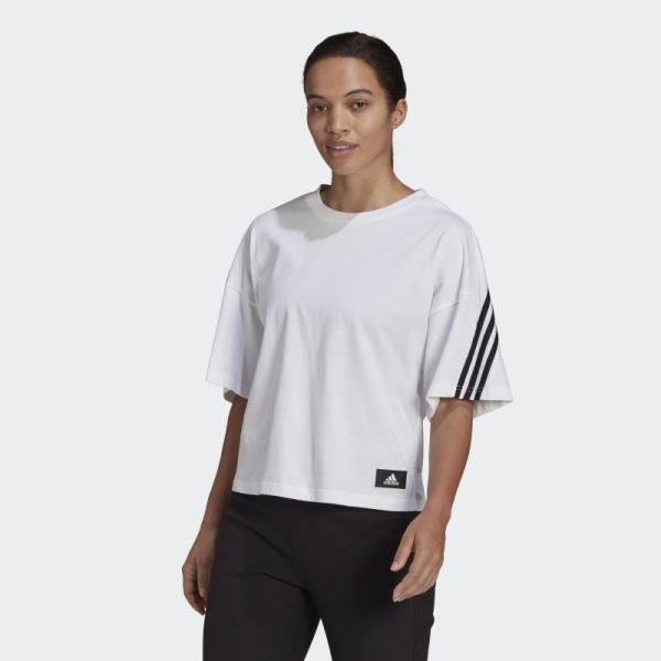 Adidas Sportswear Future Icons 3-Stripes Tee Hot White