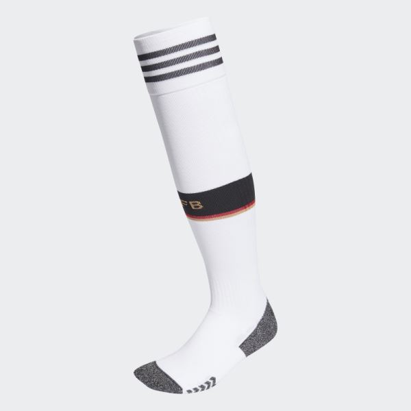 Germany 22 Home Socks Adidas White