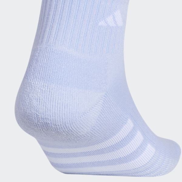 Adidas Cushioned Color Quarter Socks 3 Pairs Dawn Blue