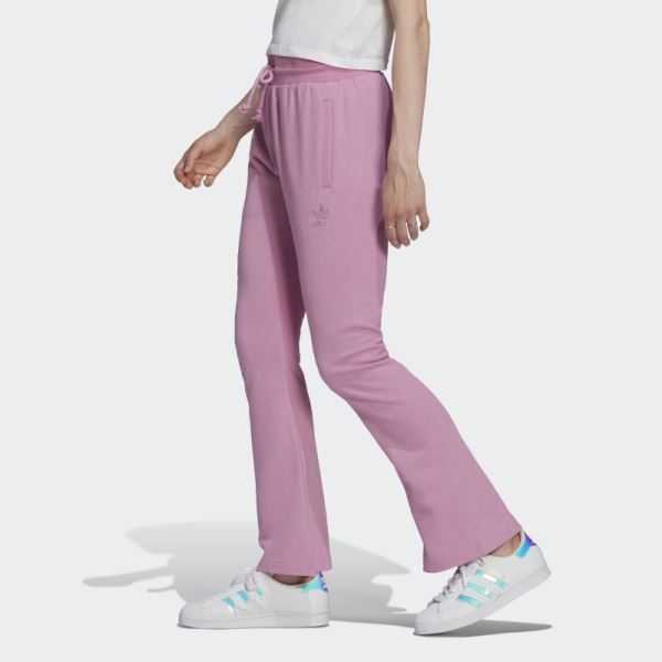 Adidas 2000 Luxe Open Hem Track Pants Orchid Fashion