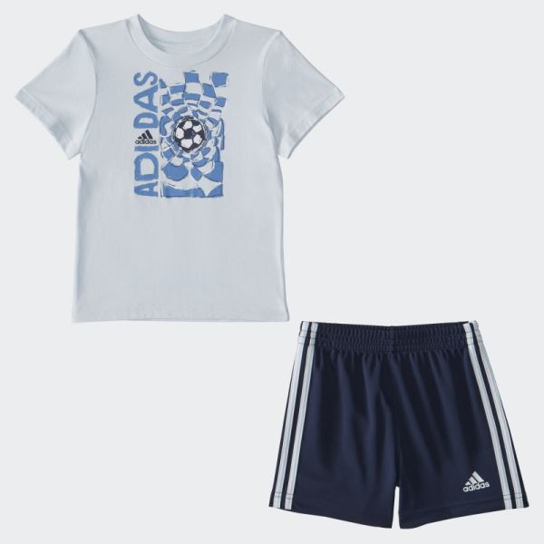 Sky Tint IB GRPX TEE AND SHORT SET Adidas