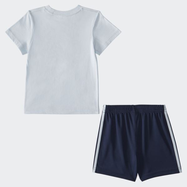 Sky Tint IB GRPX TEE AND SHORT SET Adidas