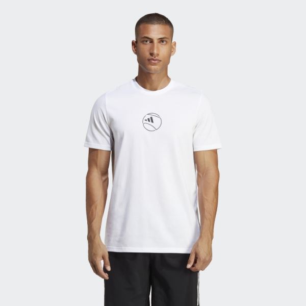 AEROREADY Tennis Graphic Tee Adidas White