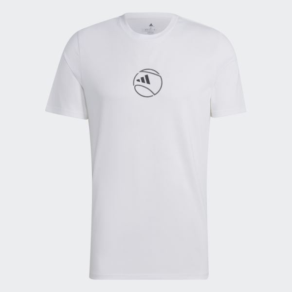 AEROREADY Tennis Graphic Tee Adidas White