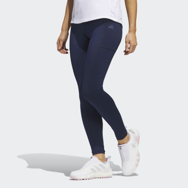 Adidas Pocket Golf Leggings Navy