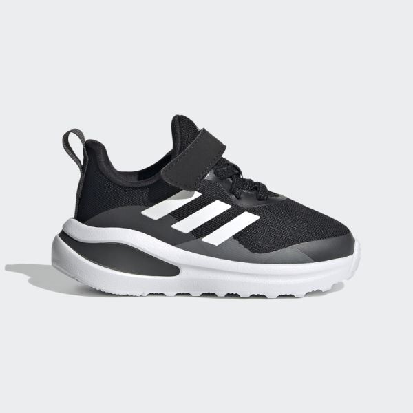 FortaRun Elastic Lace Top Strap Running Shoes Black Adidas