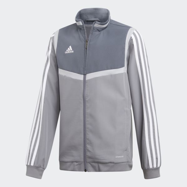 Grey Tiro 19 Presentation Track Top Adidas