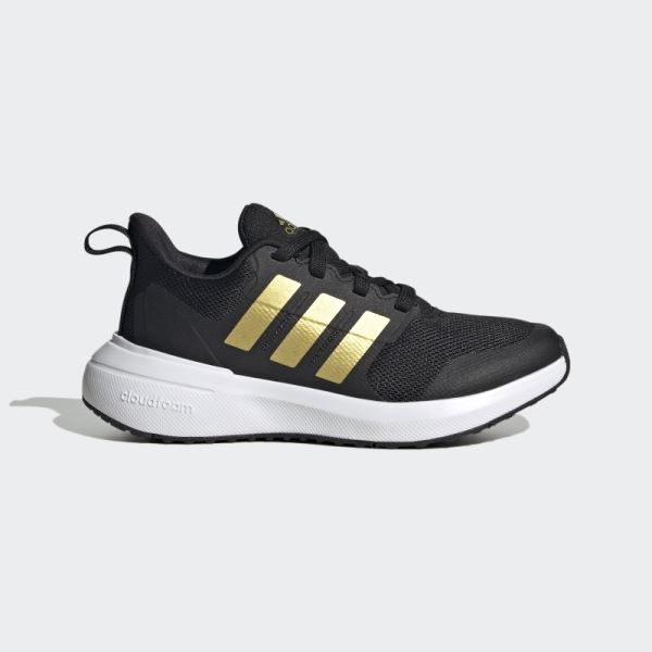 Black Adidas FortaRun 2.0 Cloudfoam Lace Shoes