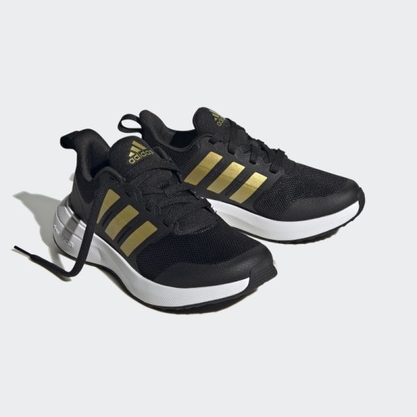 Black Adidas FortaRun 2.0 Cloudfoam Lace Shoes