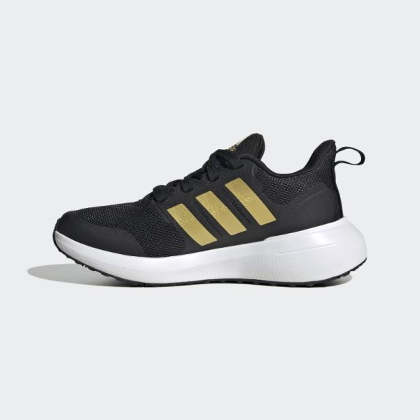 Black Adidas FortaRun 2.0 Cloudfoam Lace Shoes