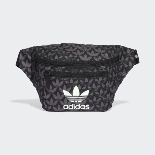 Monogram Waist Bag Black Adidas