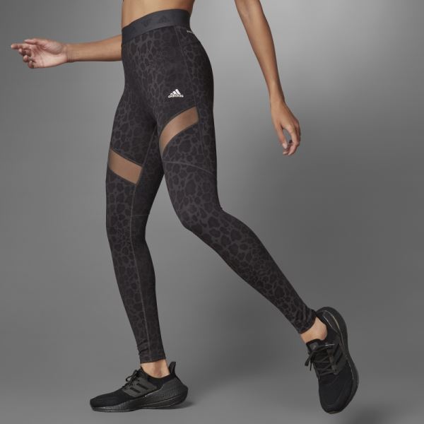 Multicolor Adidas Hyperglam High-Rise Long Tights