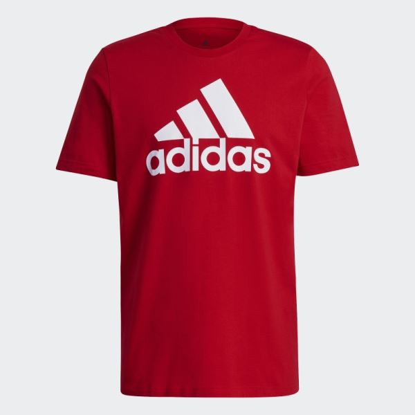 Adidas Scarlet Essentials Big Logo Tee