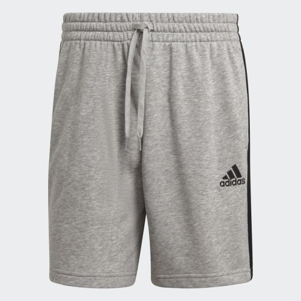 Adidas Essentials French Terry 3-Stripes Shorts Black