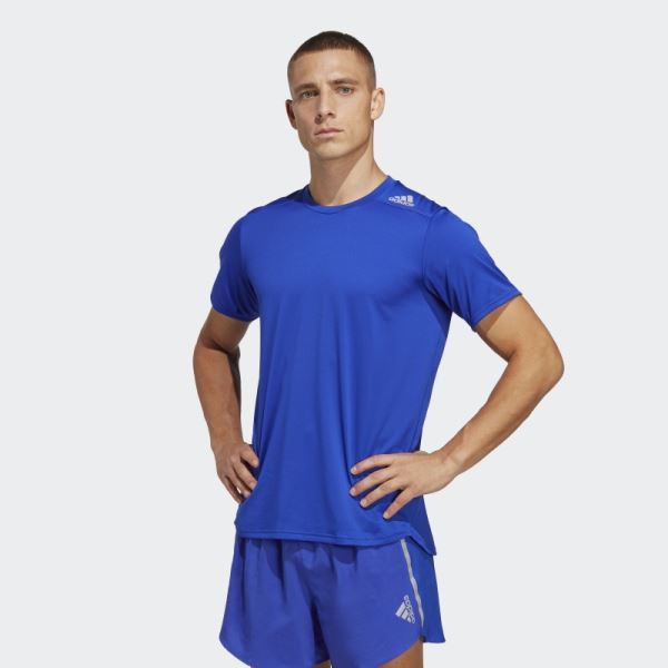 Designed 4 Running Tee Blue Adidas